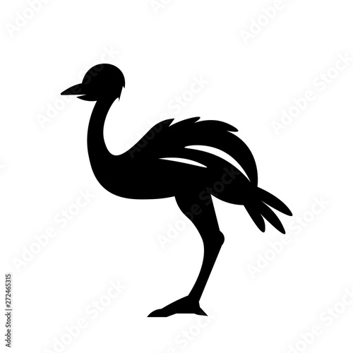 Ostrich Icon Vector