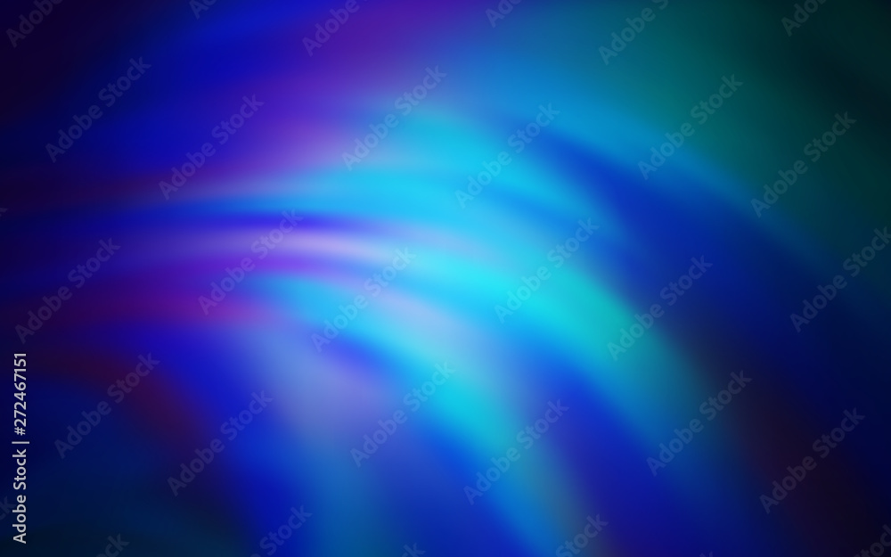 Dark BLUE vector texture with bent lines.