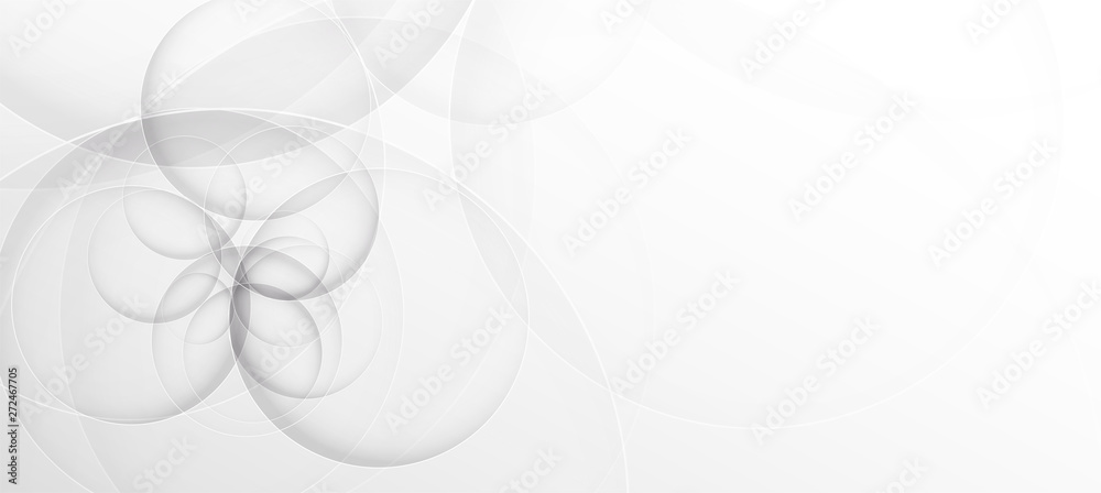 Abstract geometric white and gray futuristic background