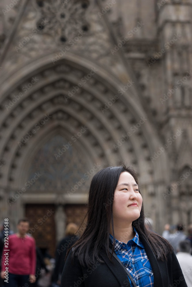 Fototapeta premium in the streets of Barcelona