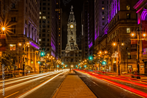 Broad Street in Philadelphia Pennsylvania USA