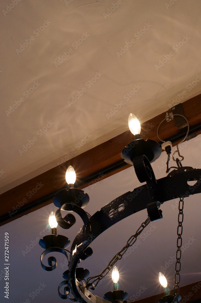interior antique illumination Candle chandelier interior antique illumination Candle chandelier