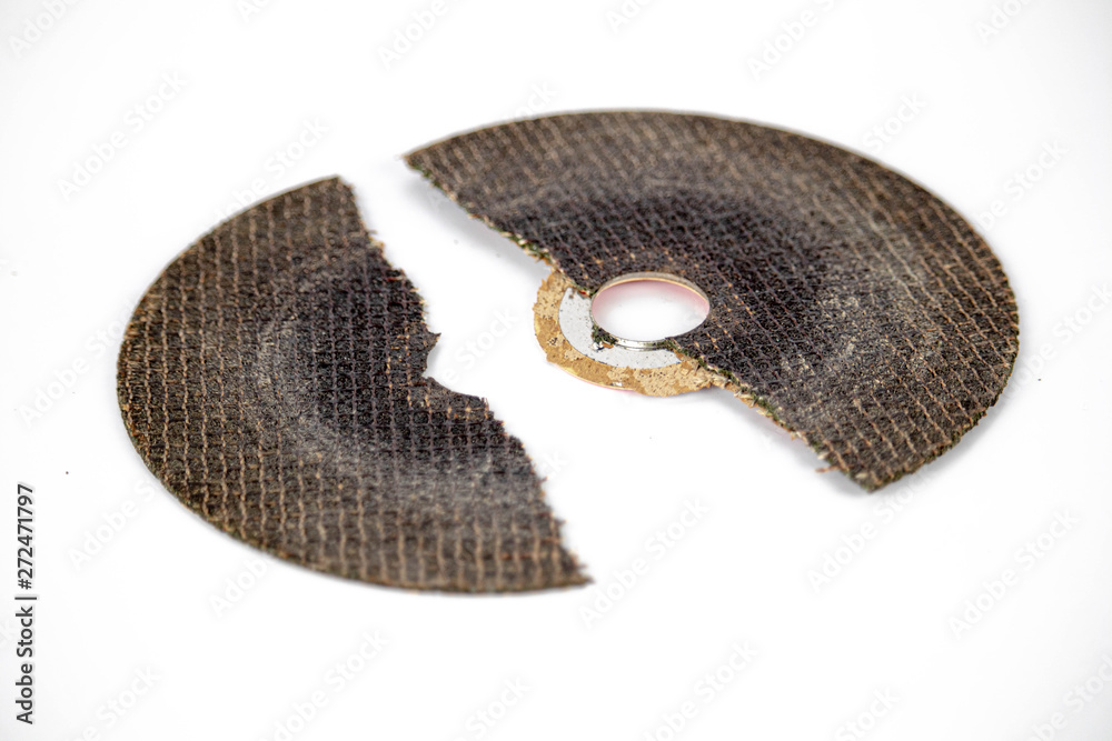 dangerous broken cracked cutting wheels abrasive safety work disc