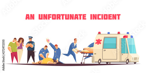 Flat Ambulance Composition