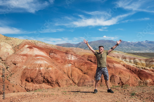 Man in Valley of Mars lands...