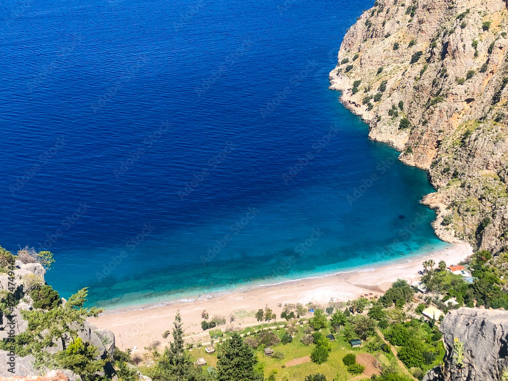 Butterfly Valley is a valley in Fethiye district of Muğla Province, southwestern Turkey, which is home to diverse butterfly species.