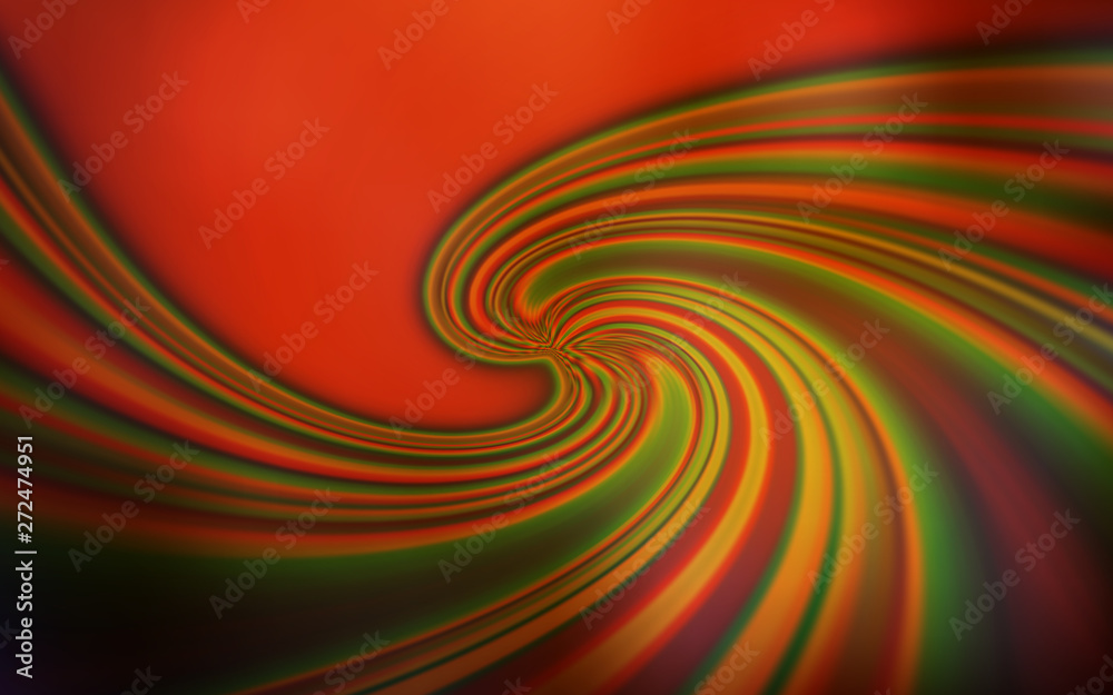 Dark Orange vector glossy abstract layout. Dark Orange vector glossy abstract layout.