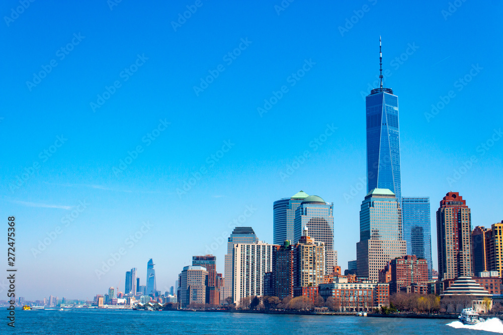 new york city skyline dramatic 
