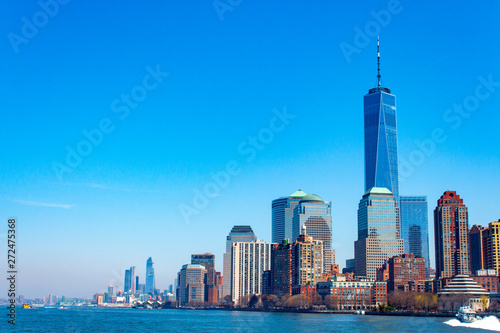 new york city skyline dramatic 