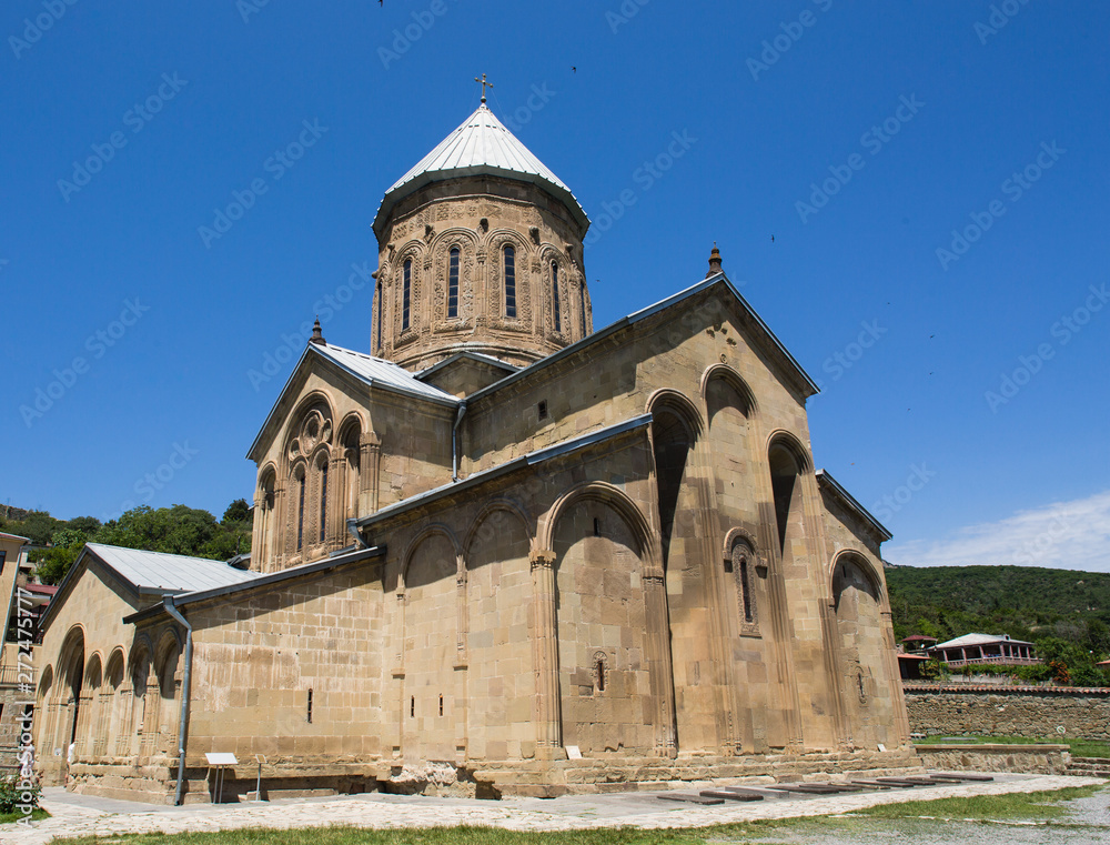view to Samtavro Monastery in Mtskheta, Georgia