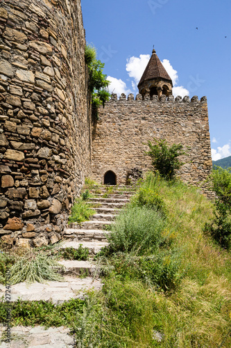 Famous georgian sightseeing Ananuri castle Georgia