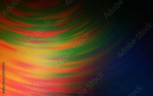 Dark Orange vector abstract bright template.