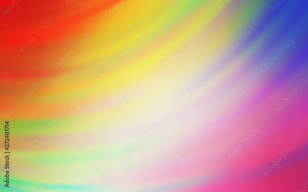 Obraz premium Light Multicolor vector template with wry lines.