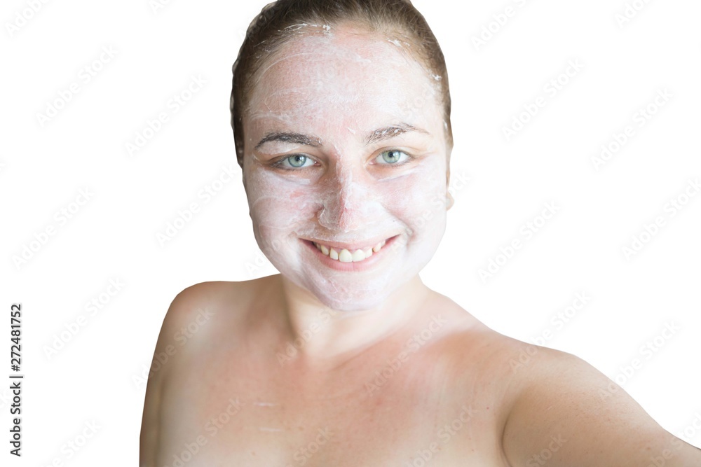 Naklejka premium face mask