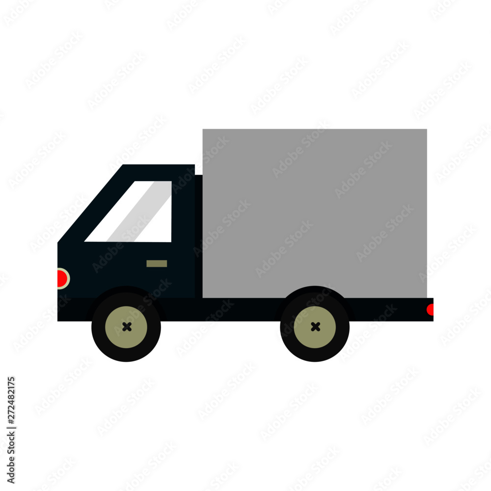 truck icon isolated on white background. illustration vector. truck icon isolated on white background. illustration vector.