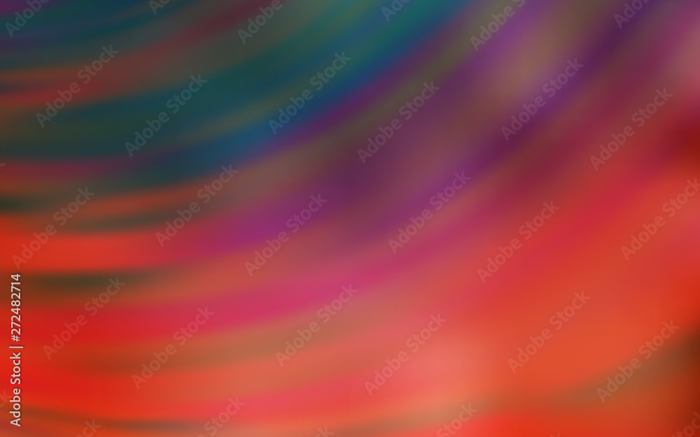 Dark Red vector template with bent lines. Dark Red vector template with bent lines.