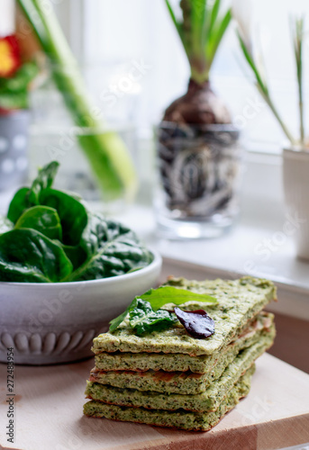 Gluten-free green sandwich photo