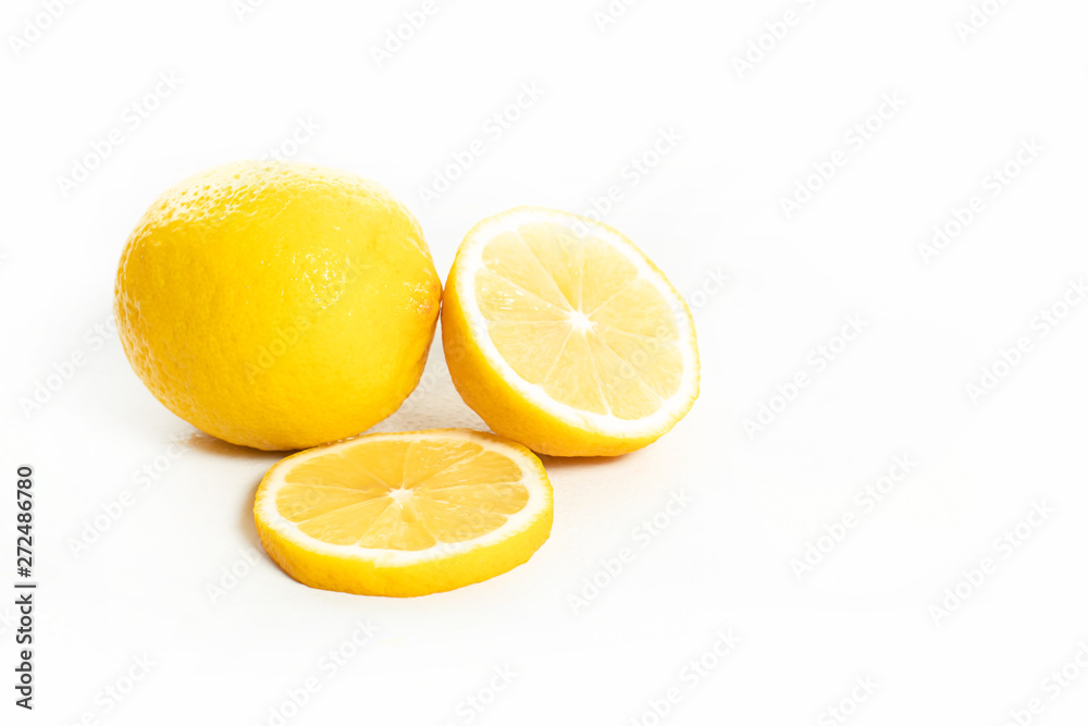 fresh natural lemon fruit vegetable with wet waterdrop, table isolated background, organic food and nutrition vitamin citrus, diet and healthy, tropical juice kitchen concept