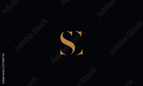 SC logo design template vector illustration