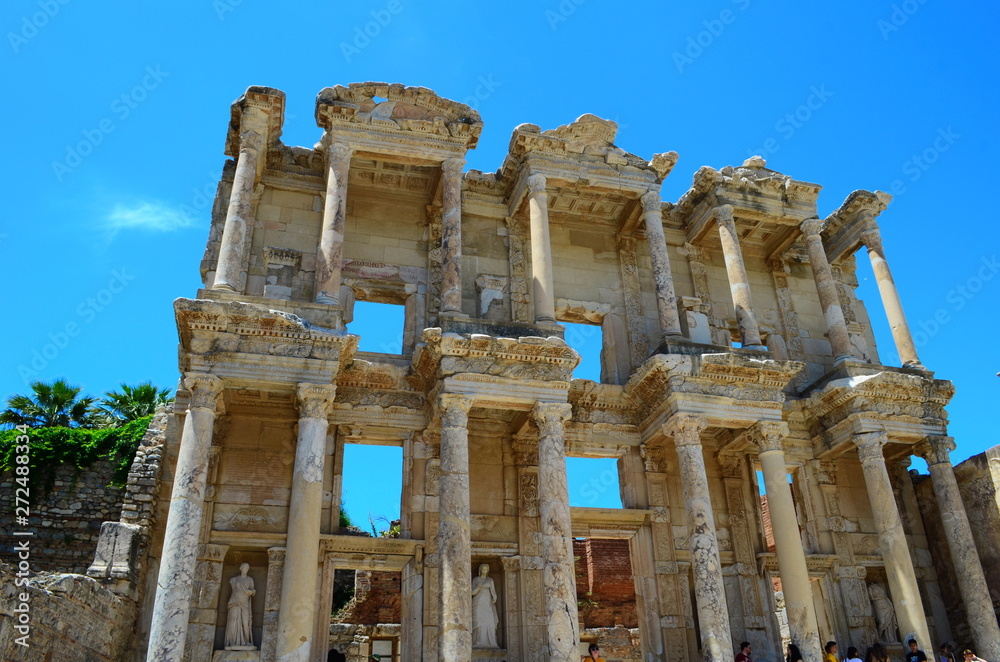 the ruins of the ancient town Ephesus in Turkey the ruins of the ancient town Ephesus in Turkey