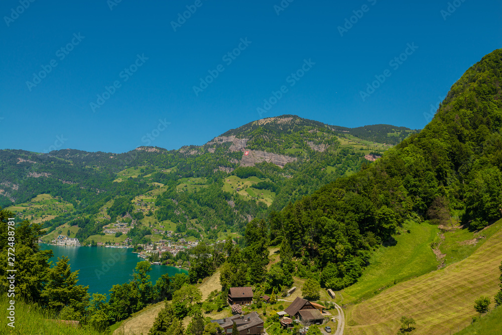 Lake of Lucerne. Gersau. Switzerland