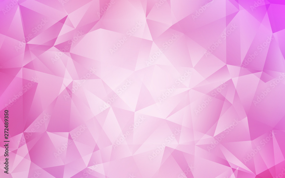 Light Pink vector gradient triangles texture. Light Pink vector gradient triangles texture.
