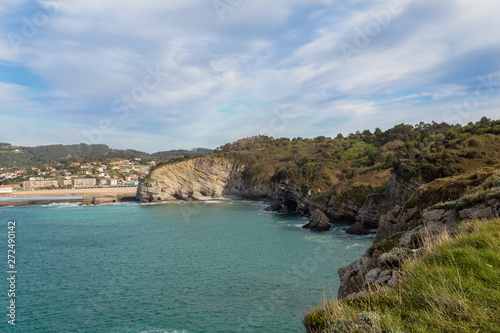 Hidden beach next to Barrika, Vizcaya photo