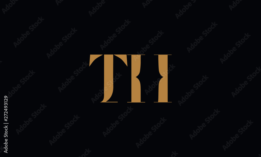 TH logo design template vector illustration TH logo design template vector illustration
