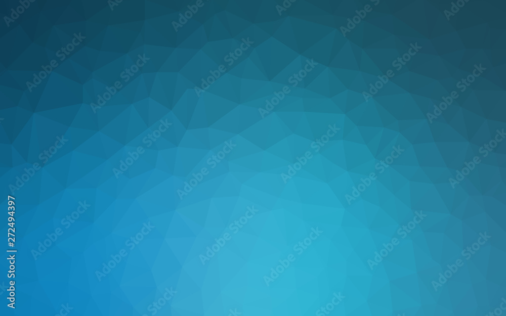 Fototapeta premium Light Green vector triangle mosaic template.