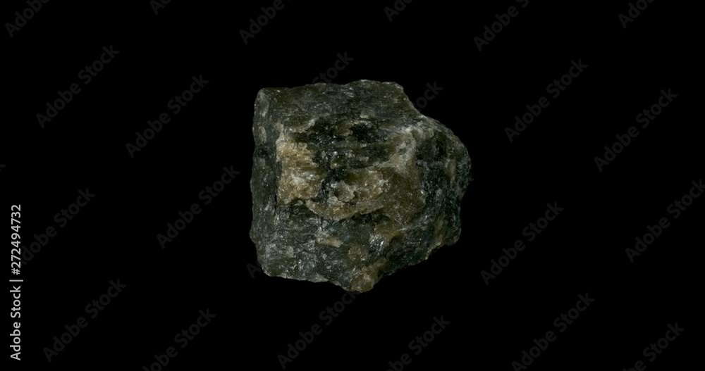 Blue Labradorite Mineral Turning on Black Blue Labradorite Mineral Turning on Black
