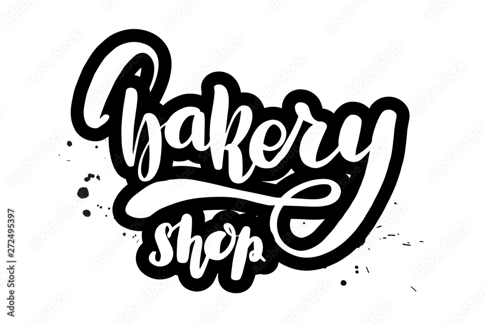 lettering bakery shop lettering bakery shop