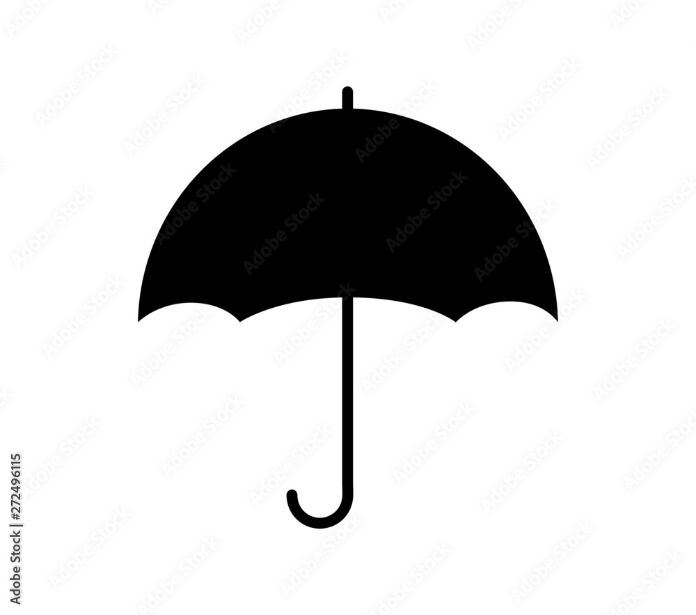 umbrella icon isolated on white background. vector illustration. umbrella icon isolated on white background. vector illustration.
