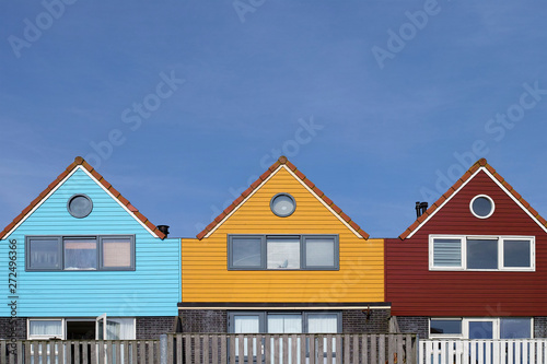 Colorful dutch houses