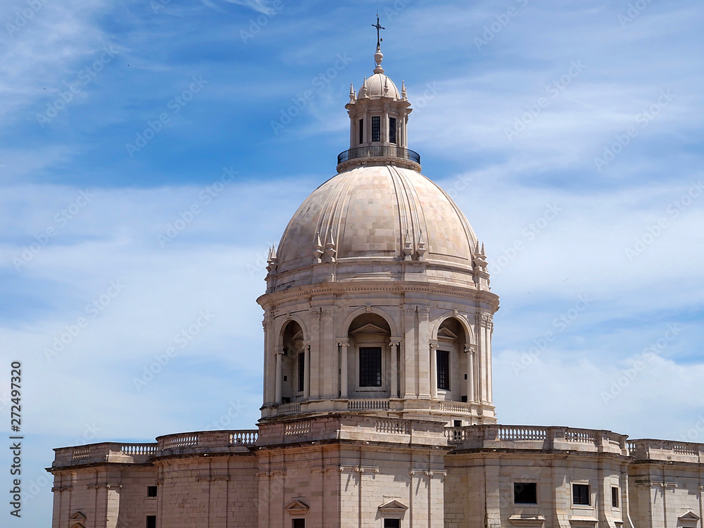 Church of Santa Engracia or Pantheon of Lisbon in Portugal