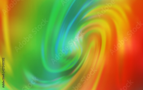 Light Multicolor vector blurred and colored pattern.