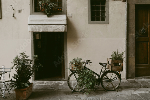 Entrance to an Italian Trattoria photo