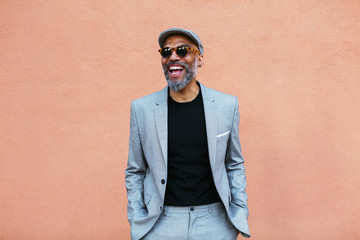 Stylish mature businessman.