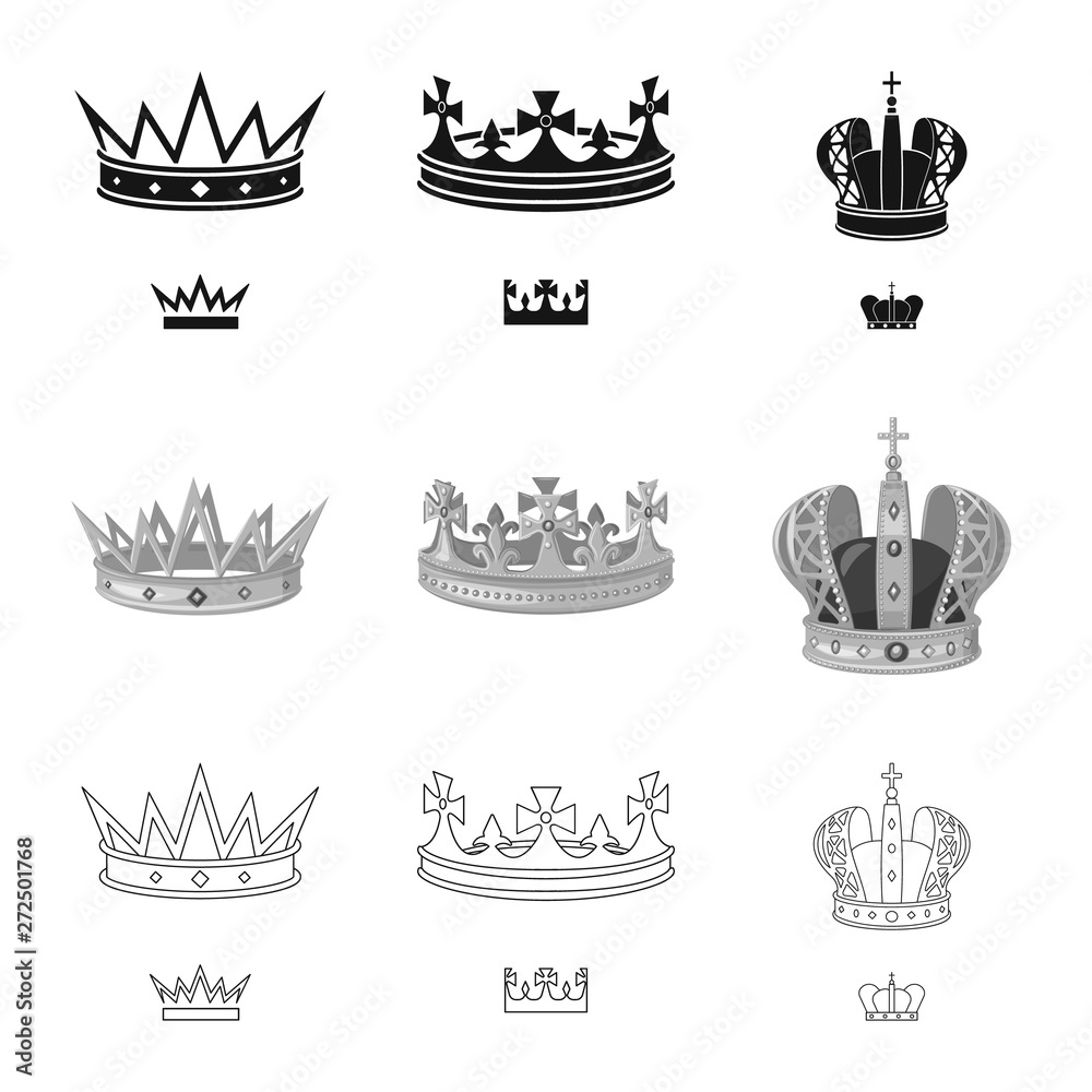 Vector design of medieval and nobility logo. Set of medieval and monarchy vector icon for stock. Vector design of medieval and nobility logo. Set of medieval and monarchy vector icon for stock.
