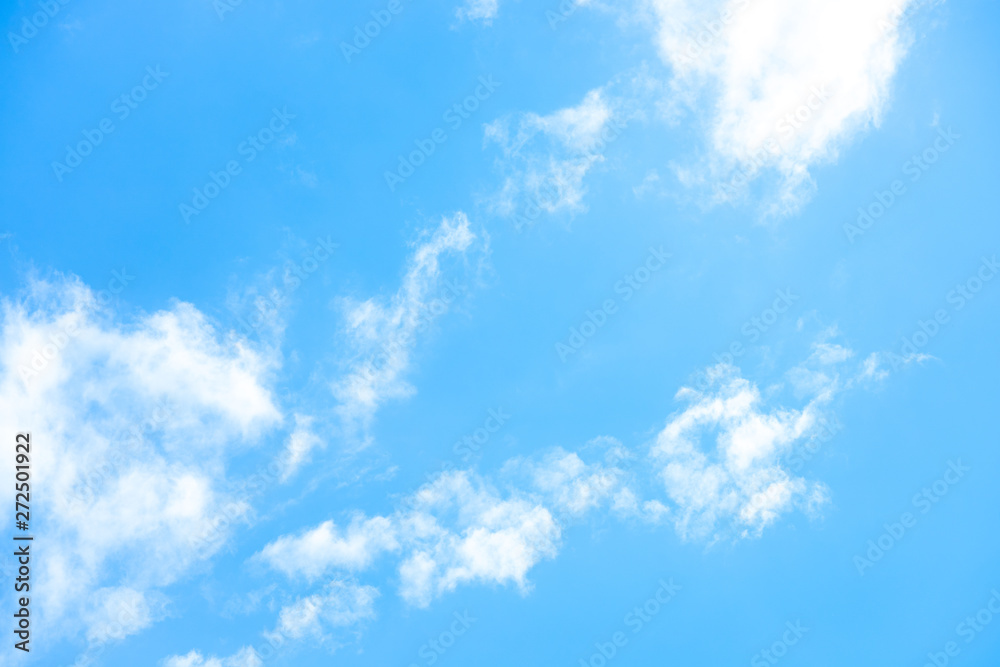 Obraz premium Blue sky with clouds, Bright sky day