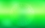 Light Green vector background with galaxy stars.