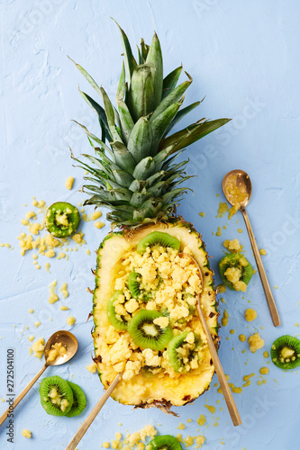 Pineapple Kiwi Granita