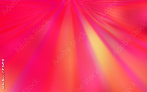 Light Red, Yellow vector colorful blur background.