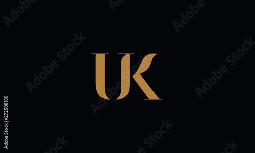 UK logo design template vector illustration