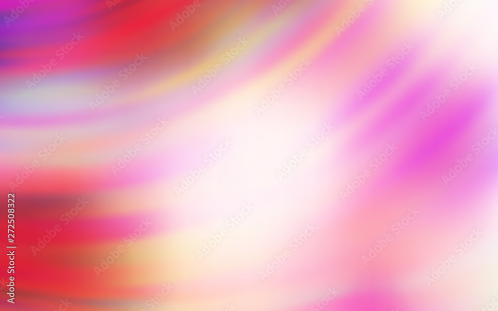 Obraz premium Light Red, Yellow vector layout with bent lines.