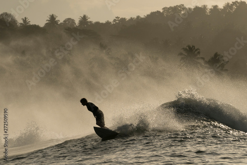 Surfer Silhouette photo