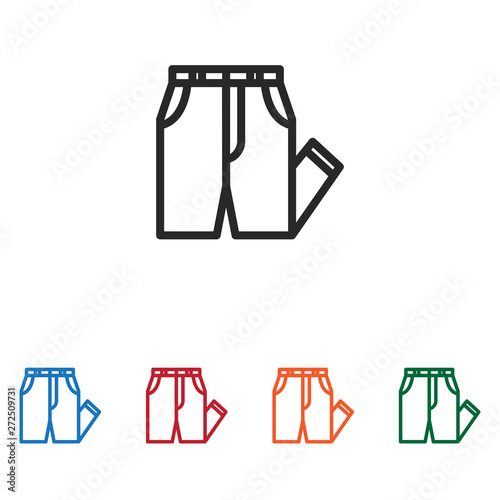 Pants vector icon