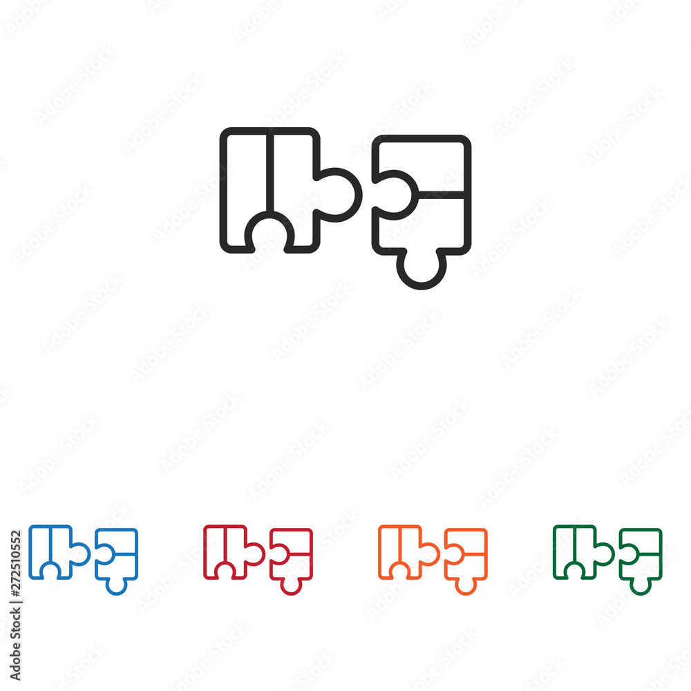 Puzzle vector icon Puzzle vector icon