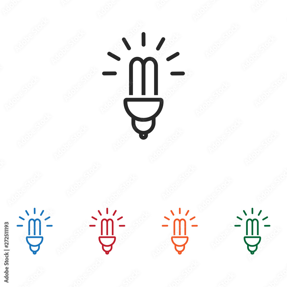 Light bulb vector icon Light bulb vector icon