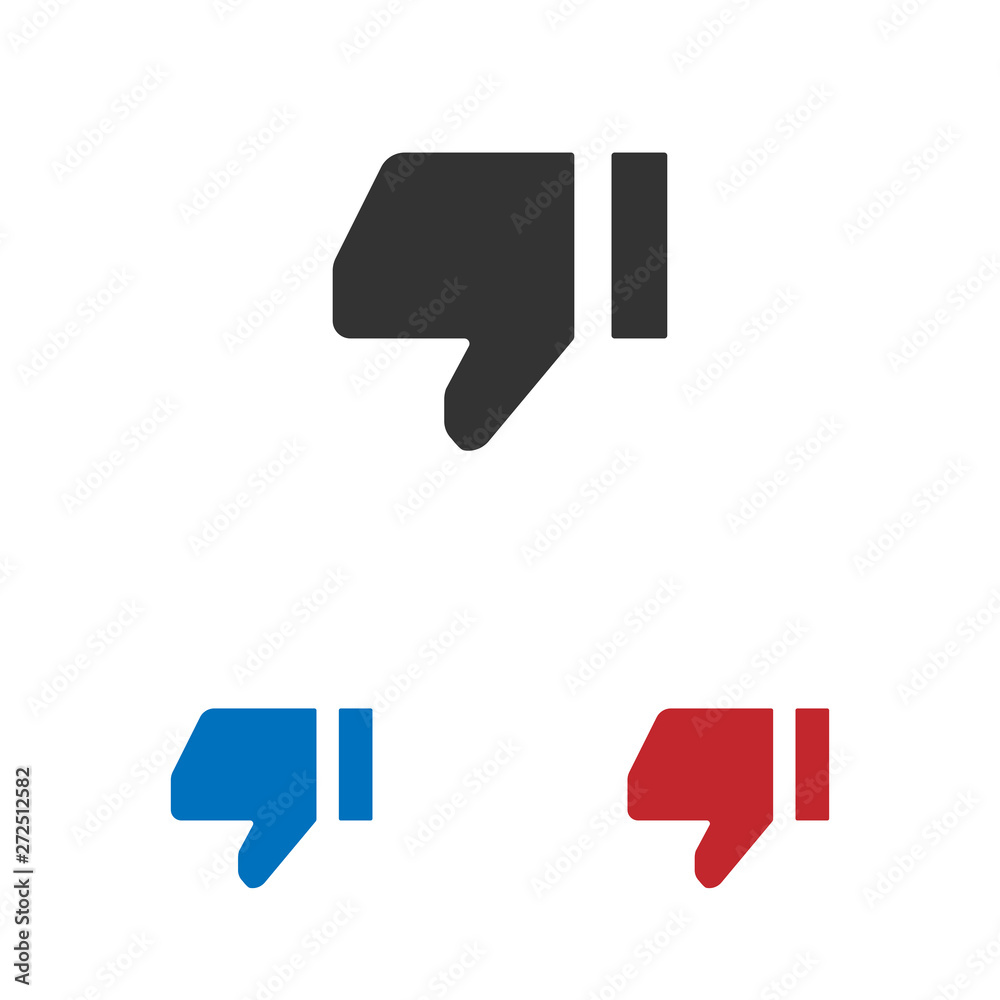 Thumb down icon isolated on white background. Thumb down icon in trendy design style. Thumb down vector icon modern and simple flat symbol for web site, mobile app, UI. Thumb down icon isolated on white background. Thumb down icon in trendy design style. Thumb down vector icon modern and simple flat symbol for web site, mobile app, UI.