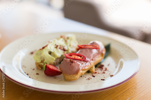 Healthy food snack witj cheese and vegetables. Restaurant menu photo